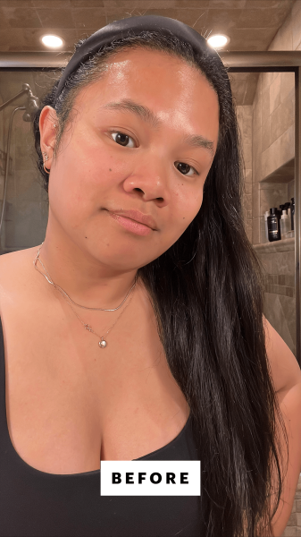 Calaor before applying the Make Up For Ever Super Boost Lightweight Moisturizing Skin Tint